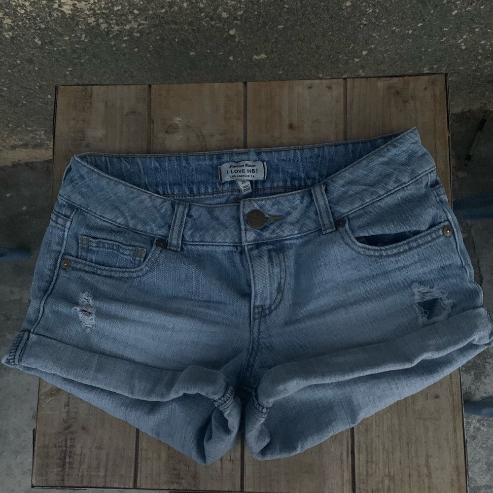 Jean shorts light washed
